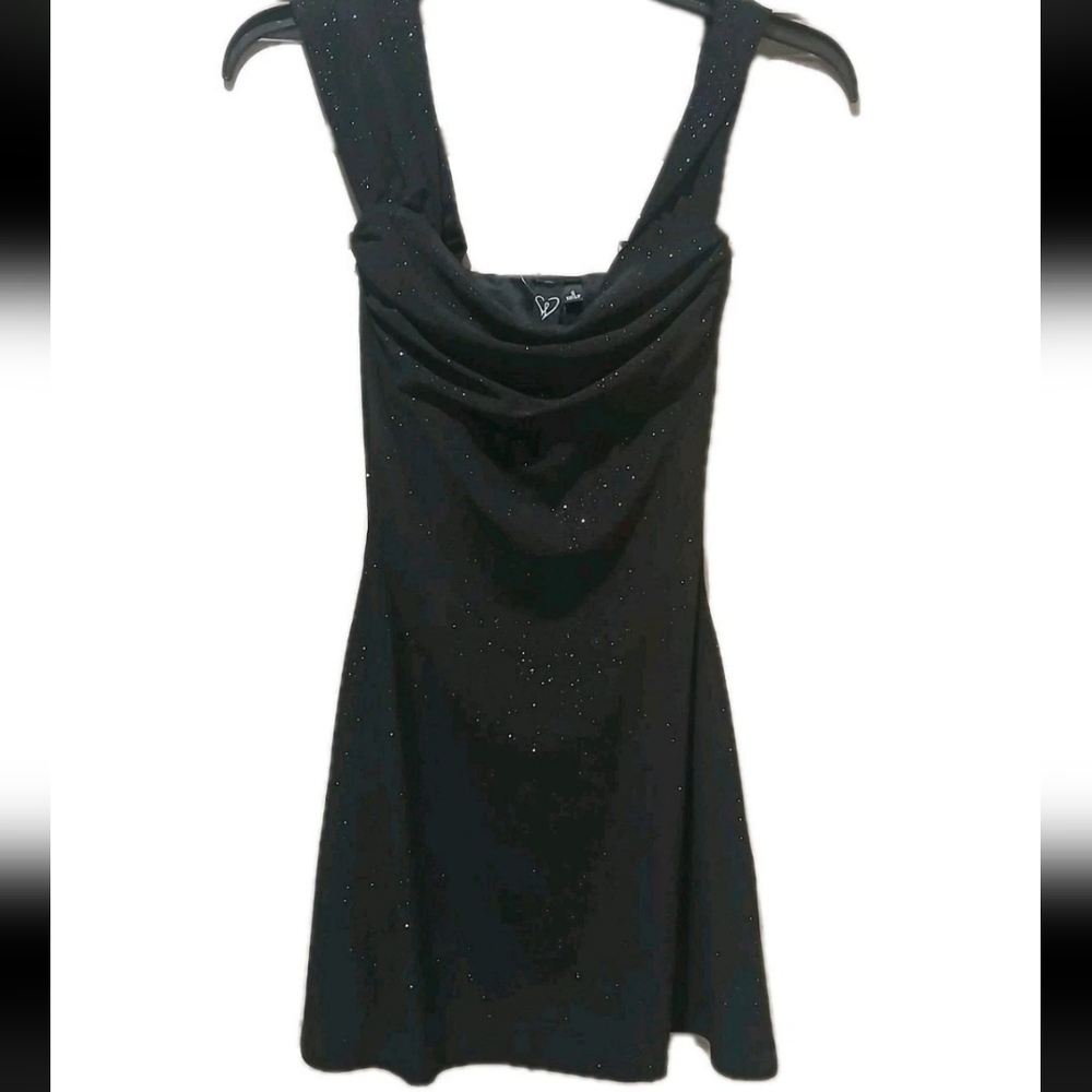 Windsor Women's Sparkle Dress Flowy Glitter Black Size:Small Little Black Dress